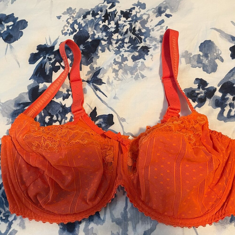 Prima Donna Bra 38D Model: Women's Couture 3 Part Cup 0162581 in Orange